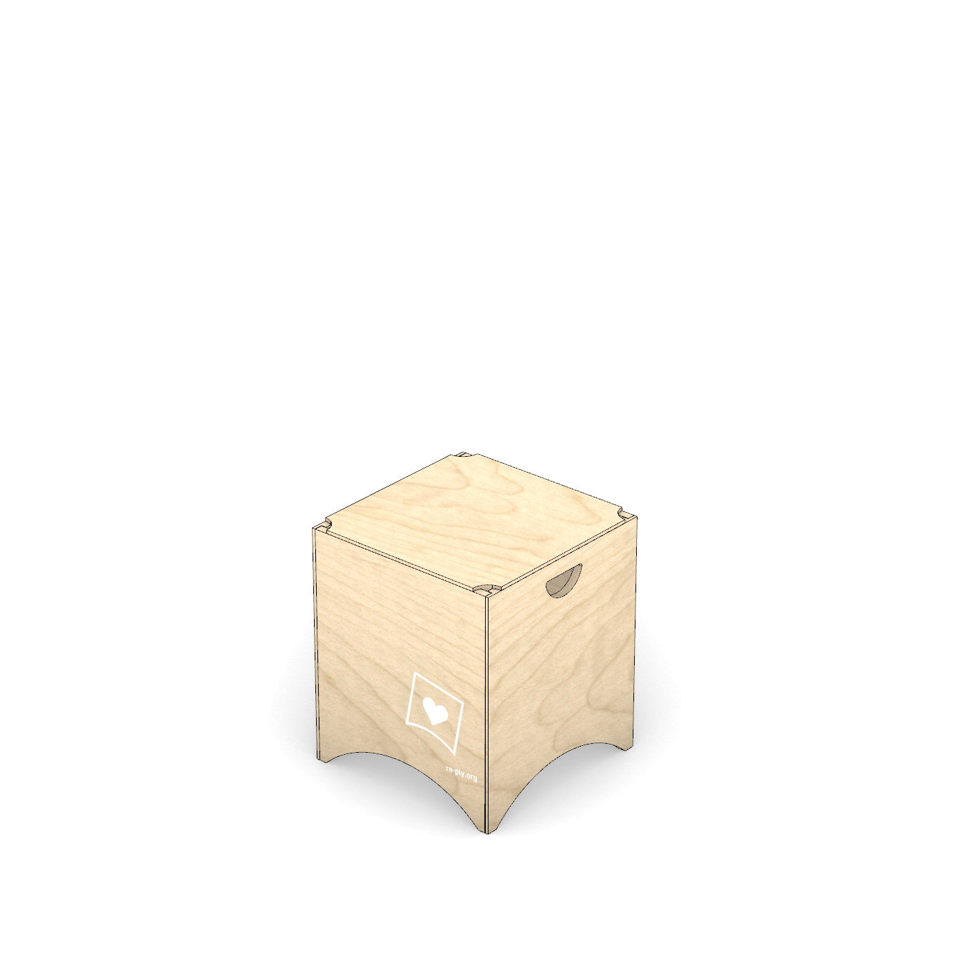 re-ply Stacking Brick Stool
